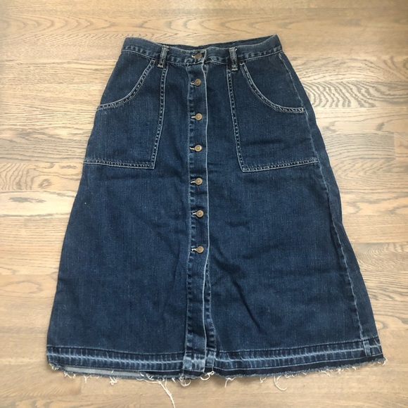 Free People Dresses & Skirts - Free People Midi Demin skirt